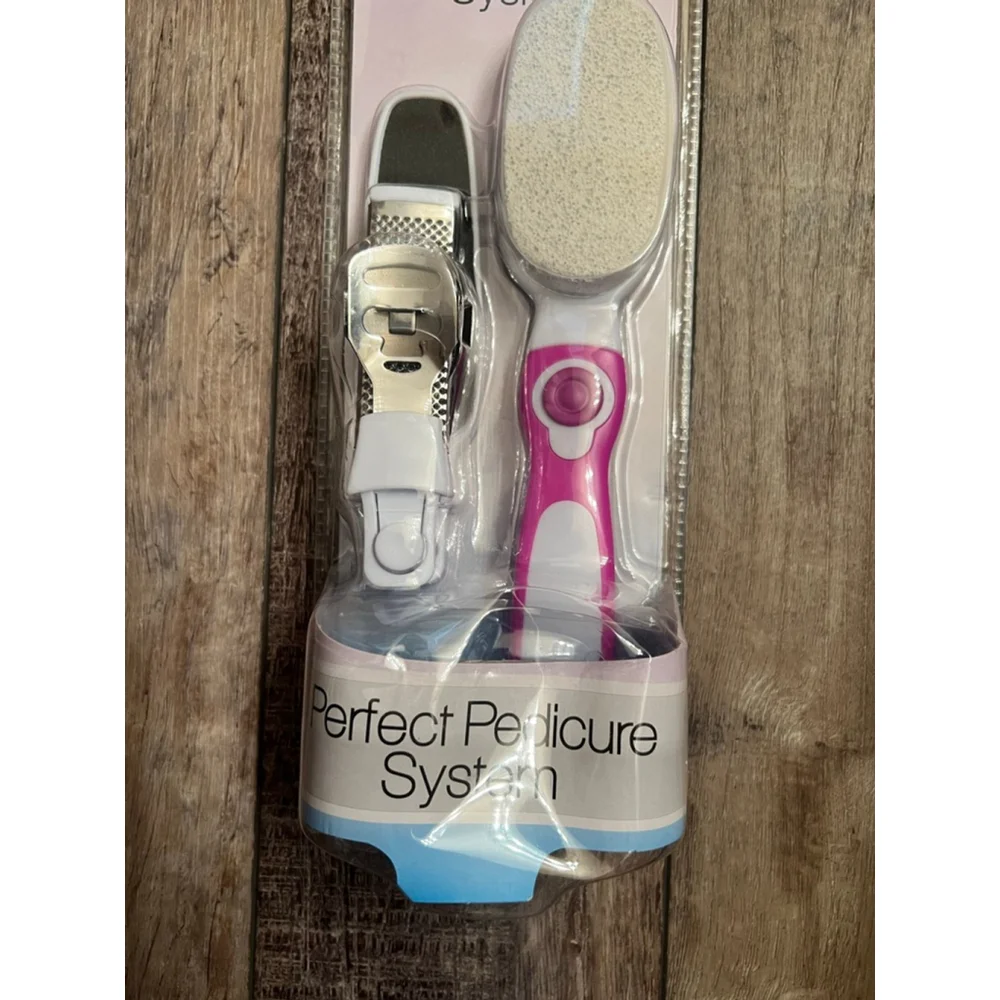 NEW Perfect Pedicure System One Size Pink White